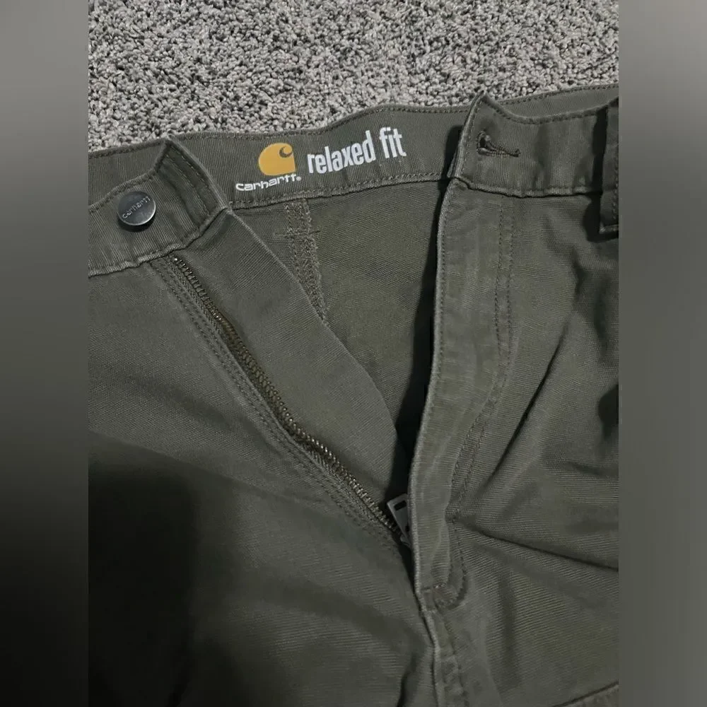 Carhartt - relaxed fit - mens - cargo pants - green